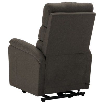 vidaXL Fauteuil inclinable Taupe Tissu - 321244 - 8720286028995