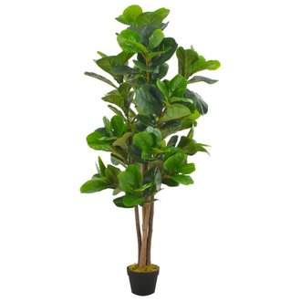 vidaXL Plante artificielle avec pot Feuilles de figuier Vert 152 cm