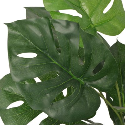 vidaXL Plante Monstera artificielle avec pot 45 cm Vert - 244434 - 8718475532859