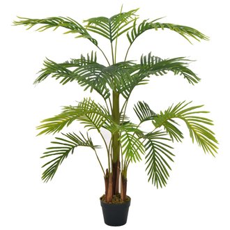 vidaXL Plante artificielle avec pot Palmier Vert 120 cm