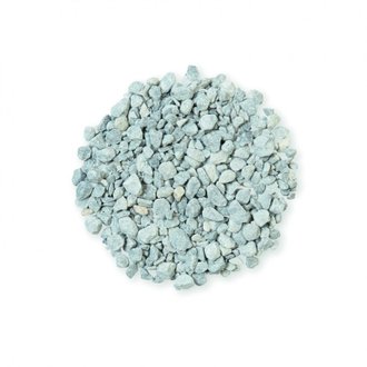 Gravier concassé marbre bleu turquin 8/16 mm - Sac 25 kg - Bleu turquin