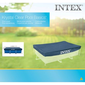 Intex Couverture rectangulaire pour piscine 300x200 cm 28038