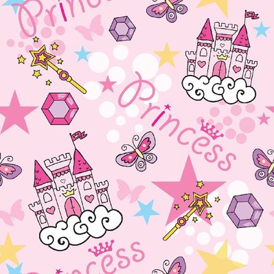 HOMEMANIA Tapis Imprimé Pink Princess - HIO8695354589398 - 8695354589398
