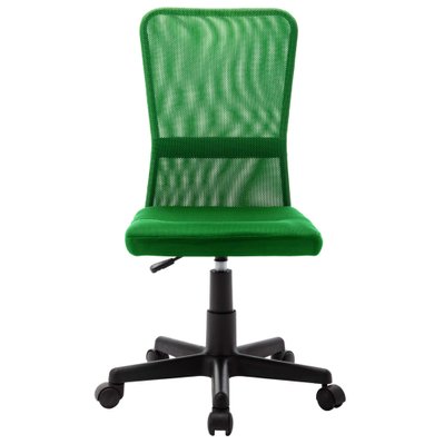 vidaXL Chaise de bureau Vert 44x52x100 cm Tissu en maille - 289514 - 8719883988795