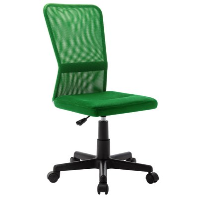 vidaXL Chaise de bureau Vert 44x52x100 cm Tissu en maille - 289514 - 8719883988795