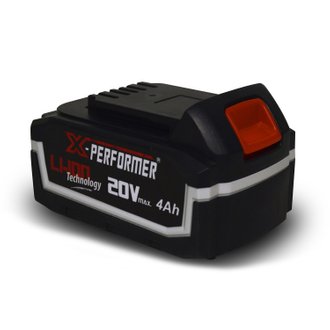Batterie CONCEPT 20V Lithium 4 Ah compatible pour la gamme d'outils X-PERFORMER