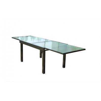 Table de jardin extensible 270 cm en alu BRESCIA - 192901 - 1929010000000