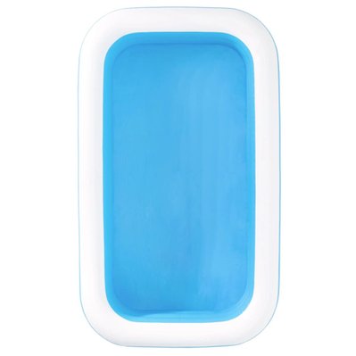 Bestway Piscine gonflable rectangulaire 262x175x51 cm Bleu et blanc - 92107 - 8719883755892