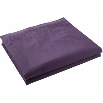 Draps plat  240x300 cm  coton  Violet