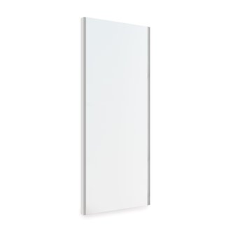 Emuca miroir extractible pour l'intérieur de l'armoire, réglable, 340 x 1000 mm, gris métallisé.