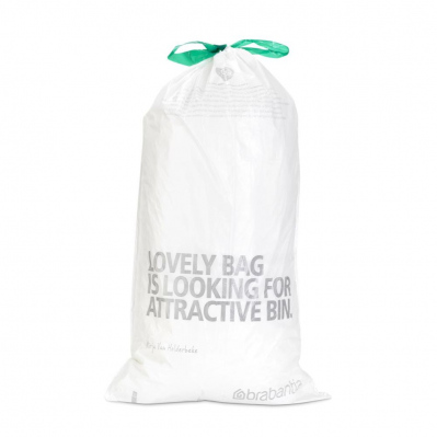 Rouleau de 20 sacs poubelle à lien Perfectfit - code G - 23/30L - blanc - 8710755246265 - 8710755246265
