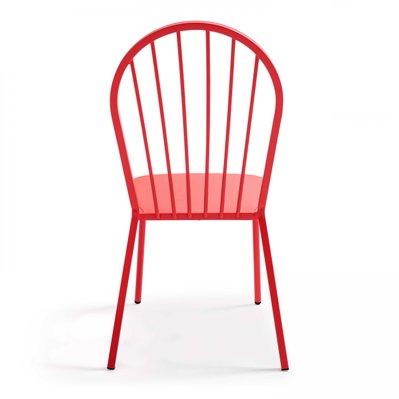 Chaise en acier rouge - 104087 - 3663095020741