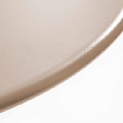 Palavas - Table ronde bistro inclinable en acier taupe - 105170 - 3663095029652