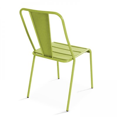 Chaise de jardin en métal vert - 104080 - 3663095020673