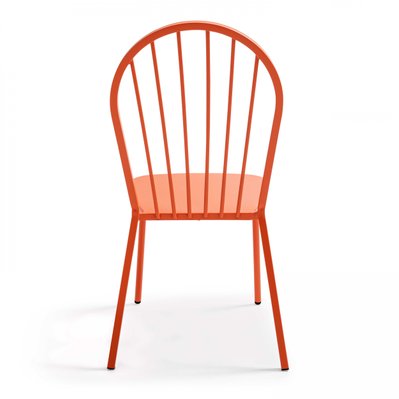 Chaise en acier orange - 104088 - 3663095020758