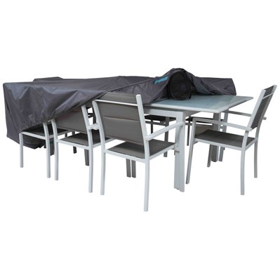 Housse table de jardin 310 x 130 cm, Cov'Up - Gris - 101782 - 3663095000330