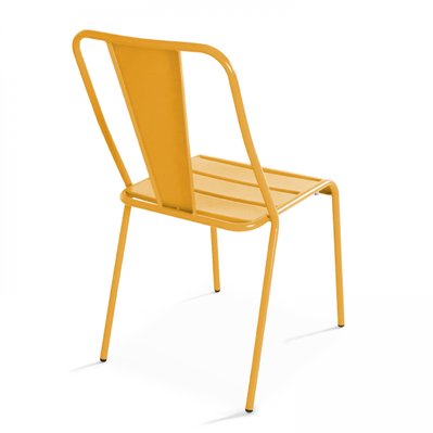 Chaise en métal jaune - 105776 - 3663095035202