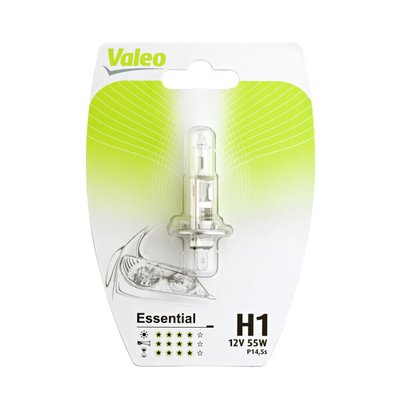 Ampoule halogène VALEO H1 Essential - 3276420320029 - 3276420320029