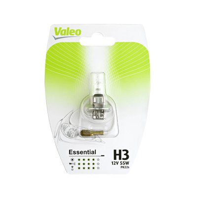 Ampoule halogène VALEO H3 Essential - 3276420320043 - 3276420320043