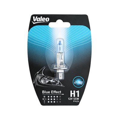 Lampe halogène VALEO H1 Blue Effect - 3276420325048 - 3276420325048