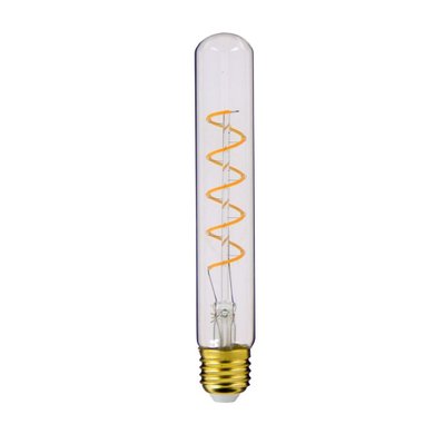 Ampoule LED Tube - E27 - 4 W - blanc chaud - 3700619419107 - 3700619419107