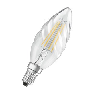 Ampoule LED torche à filament - E14 - 4 W - blanc chaud
