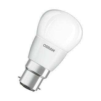 Ampoule LED dimmable sphérique dépolie - B22 - 4,5 W - blanc chaud