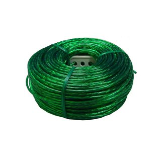 Corde à linge avec âme métal - vert - Ø 3mm - L 60M