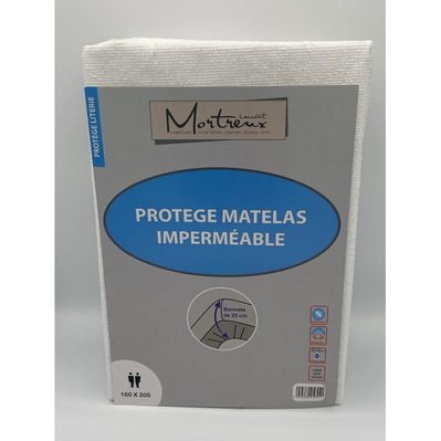 Protege matelas-alese blanc-160x200cm - protege160 - 0652217273298