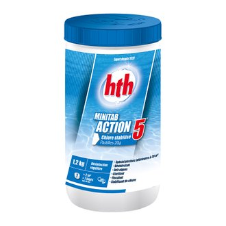 Chlore 5 actions Minitab 1,20 kg - HTH