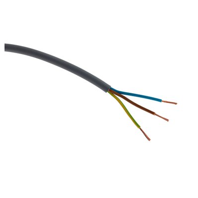Câble d'alimentation électrique HO5VV-F 3G1,5 Gris - 5m - 112171 - 3545411121717