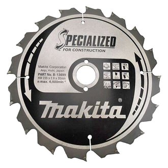 Lame carbure MAKITA B-13699 ''Specialized'' Construction (FERMACELL®) pour scies circulaires