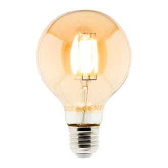 Ampoule Déco filament LED ambrée 6W E27 720lm 2500K - Standard