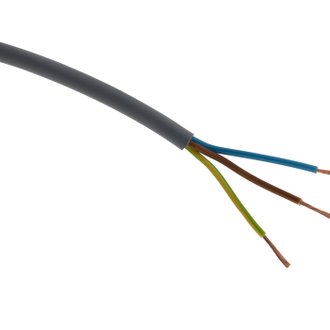 Câble d'alimentation électrique HO5VV-F 3G1mm² Gris - 180m