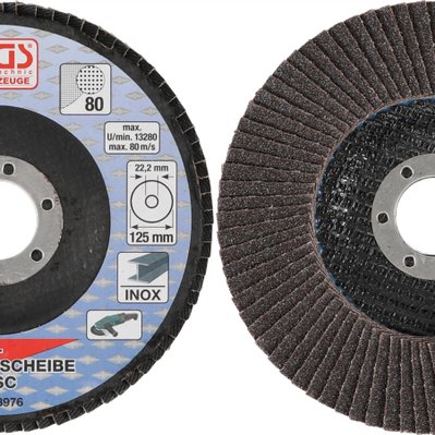 Lot 3 disques à lamelles Ø 125 MM - K 40 - K 60 - K 80 - 3xdisque-lamel-40-60-80 - 3662293589364