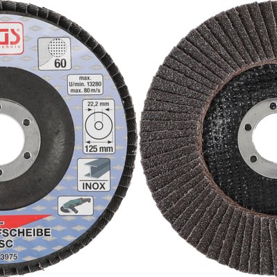 Lot 3 disques à lamelles Ø 125 MM - K 40 - K 60 - K 80 - 3xdisque-lamel-40-60-80 - 3662293589364