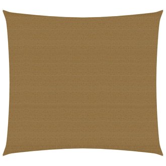 vidaXL Voile d'ombrage 160 g/m² Taupe 3,6x3,6 m PEHD