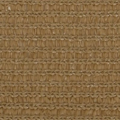 vidaXL Voile d'ombrage 160 g/m² Taupe 2,5x2,5x3,5 m PEHD - 311416 - 8720286099797