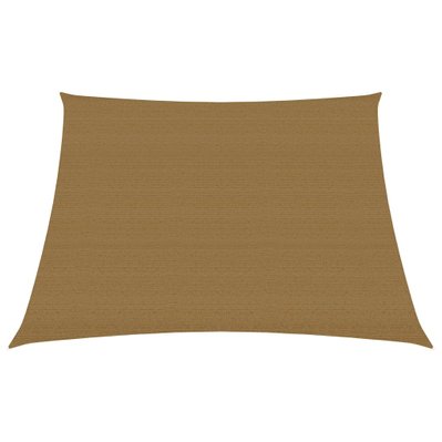 vidaXL Voile d'ombrage 160 g/m² Taupe 4/5x3 m PEHD - 311435 - 8720286099988