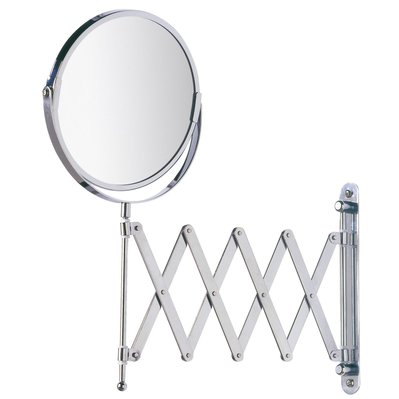 Miroir mural grossissant de salle de bain Exclusif - Diam. 16 cm - Argent - 385462 - 3665549019844