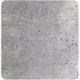 Tapis de douche antidérapant design ciment Concrete - L. 54 x l. 54 cm - Gris