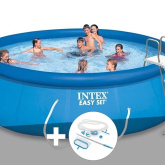 Kit piscine autoportée Intex Easy Set 4,57 x 1,22 m + Kit d'entretien