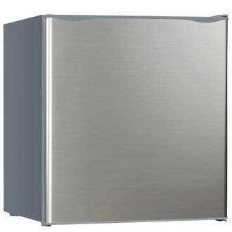 Mini frigo avec congélateur BERGEN gris inox 46L