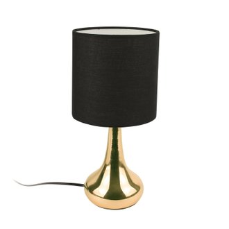 Lampe de chevet design Touch - H. 32 cm - Noir