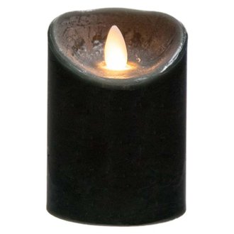 Bougie LED Flamme Vacillante à Piles Noir - Gris - SILAMP