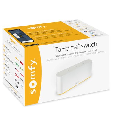 Box Maison Connectée Somfy TaHoma Switch | Centralisez et connectez votre logement | Compatible RTS & IO - 1870595 - 3660849580308