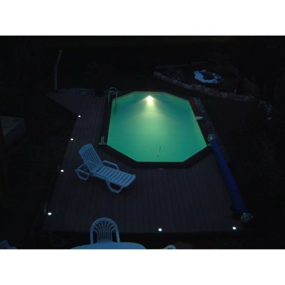 Projecteur LED 350 blanc froid 24W pour piscine bois - Ubbink - 10233 - 8711465046152
