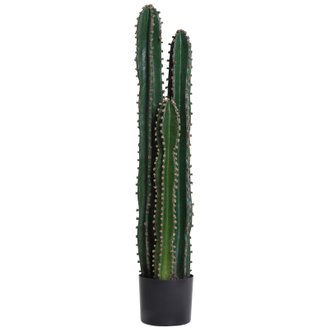 Cactus artificiel grand réalisme dim. Ø 14 x 100H cm vert