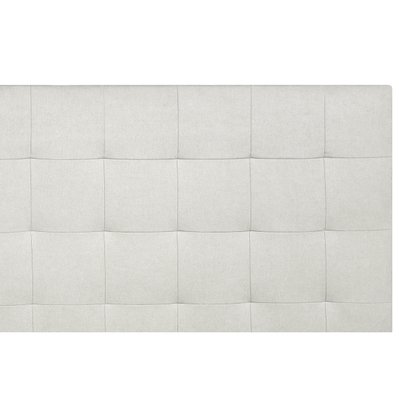 Tête de lit capitonnée en tissu beige 180 cm HALCIONA - 49761 - 3662275118261