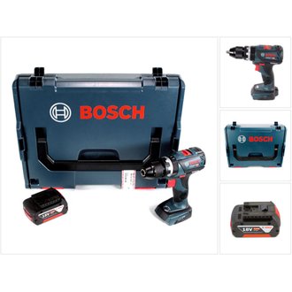 Bosch GSB 18 V-60 C Professional Li-Ion Brushless Perceuse-visseuse à percussion sans fil + Coffret de transport L-Boxx + 1x